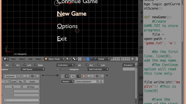 Save game progress -built in UPBGE 025 part 1 смотреть онлайн
