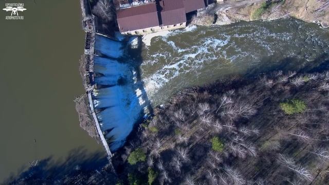 Порожская ГЭС одна из первых в России гидроэлектростанций. 2,7K60FPS май 2018 смотреть онлайн