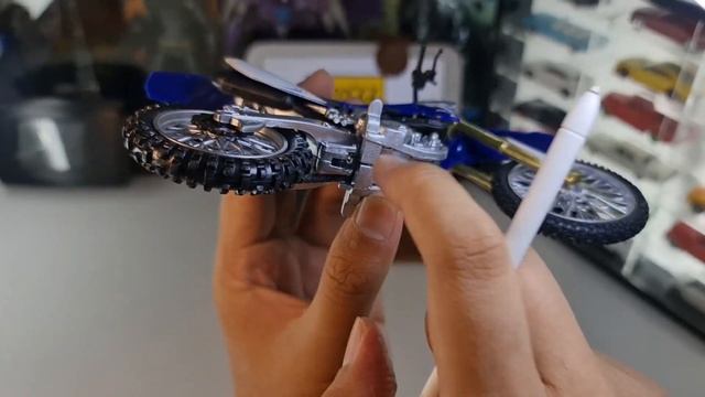 DIECAST MOTOR TRAIL YZ450F / UNBOXING REVIEW DIECAST NEWRAY MOTORCYCLE YAMAHA YZ450F SCALE 1/12