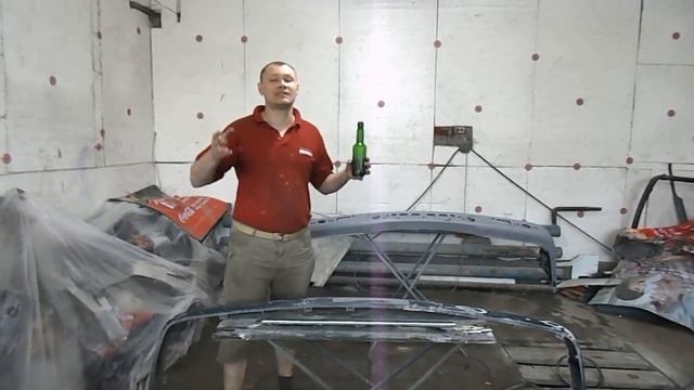 Использование Праймера для пластика на примере бампера! смотреть онлайн