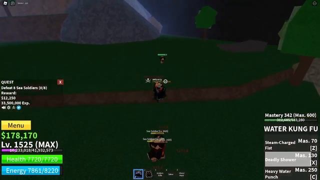 Noob To Pro BloxFruits :Hành trình lấy Shark Man Karate (Part 1) смотреть онлайн