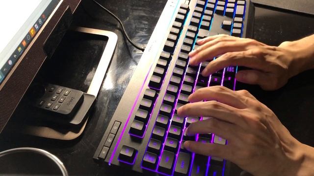 「HyperX Alloy Core RGB」- Typing Sound Test