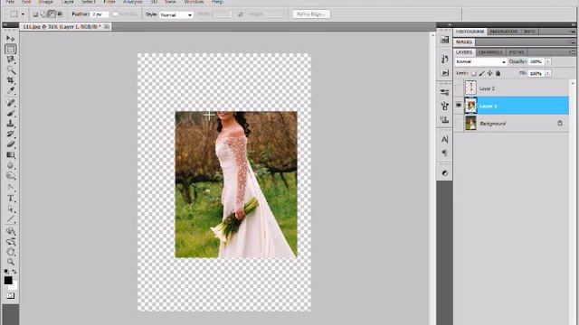 Photoshop Training Exercise 6/19 Popping out of a photo. Adobe Photoshop beginners course смотреть онлайн