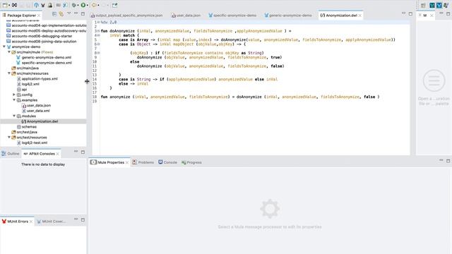 Mule4: anonymize data with DataWeave смотреть онлайн