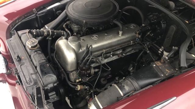 1959 MERCEDES 220 S PONTON Engine Start