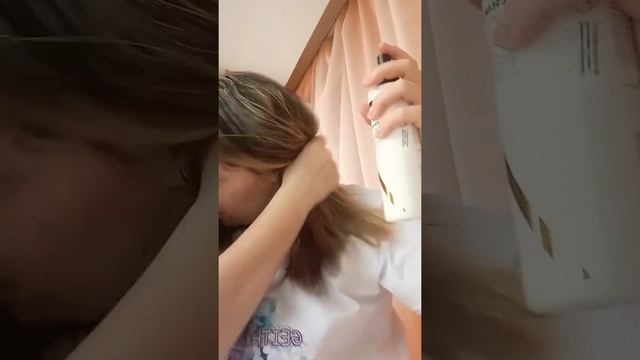 Расчёска застряла в волосах. Сухие волосы. Мелирование. Уход. Корейская косметика. смотреть онлайн