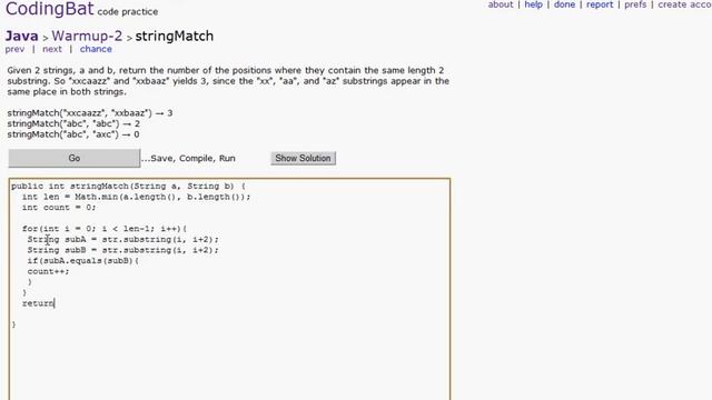 CodingBat.com Java Puzzles 7 смотреть онлайн
