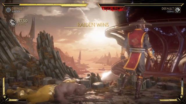 Mortal Kombat 11 - raiden vs geras - hard смотреть онлайн