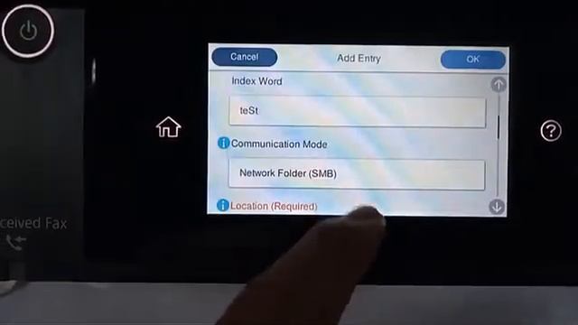 Epson L15150 Setting Up Scan to Network Folder смотреть онлайн