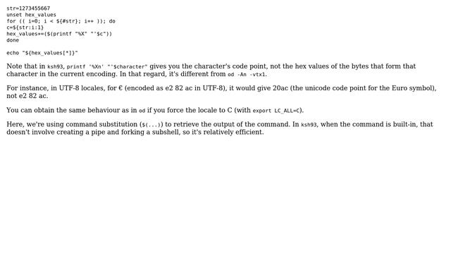 Unix & Linux: How to convert text or character to hex in korn shell? (4 Solutions!!) смотреть онлайн
