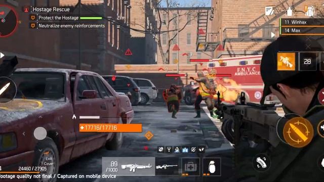 The Division Resurgence mobile game Walkthrough (English) смотреть онлайн