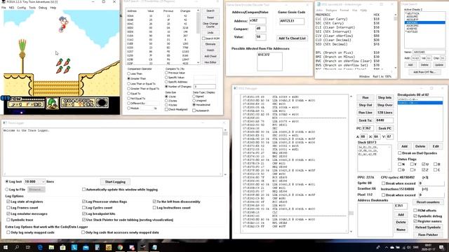 NES Game Genie Hacking: Tiny Toon Adventures - Stop Enemies смотреть онлайн