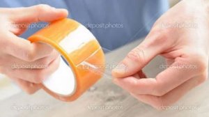 КАК БЫСТРО СДЕЛАТЬ ДВУХСТОРОННИЙ СКОТЧ из одностороннего. Маленькая хитрость.