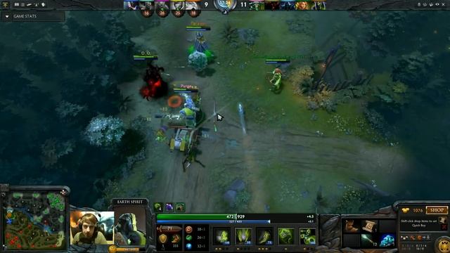 Dota 2 Purge plays Earth Spirit смотреть онлайн