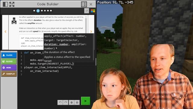 MakeCode Python for Minecraft:Education Edition - Lava Tower and Super Hero смотреть онлайн