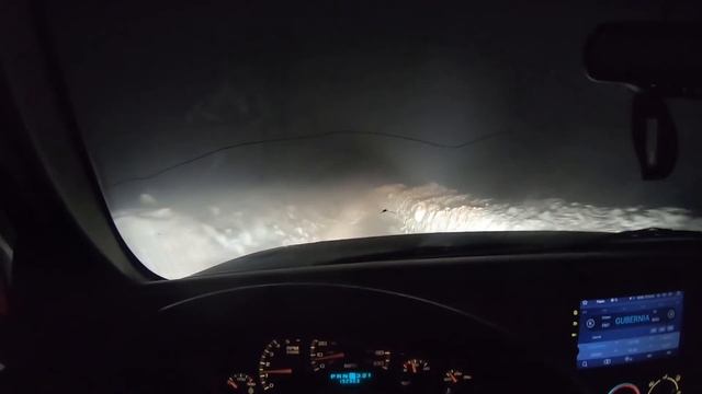 Трактор Кировец. Опять сильная метель. Часть первая.