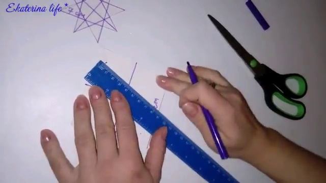 ТРАФАРЕТ- ШАБЛОН ДЛЯ БАНТИКОВ ИЗ ЛЕНТ. Канзаши. КАК СДЕЛАТЬ ВОСЬМИКОНЕЧНУЮ ЗВЕЗДУ. смотреть онлайн