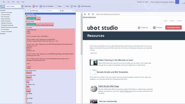 html/url to pdf смотреть онлайн