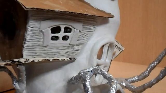 Домик ночник из папье-маше / Домик-светильник своими руками смотреть онлайн