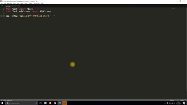 Connecting to a SQLite Database Using Flask-SQLAlchemy смотреть онлайн