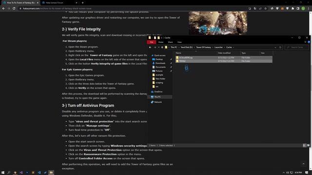 How To Fix Tower of Fantasy Black Screen Problem? смотреть онлайн