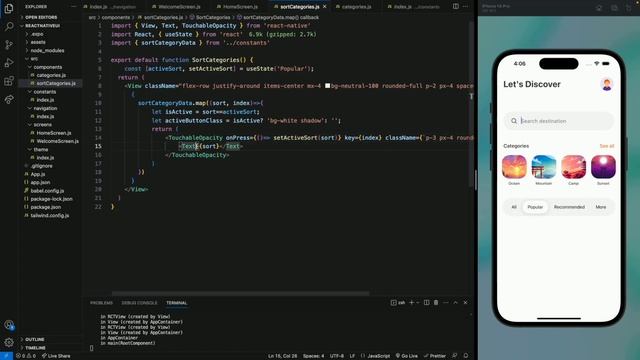 ? Travel App UI | React Native Tutorial | React Native Projects смотреть онлайн