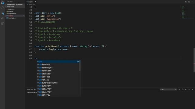 TypeScript #12 Обобщенные типы (Generics) смотреть онлайн