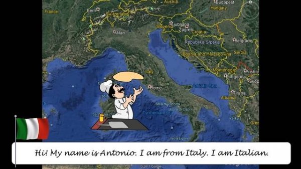 Where are you from? Continents, Countries & Nationalities