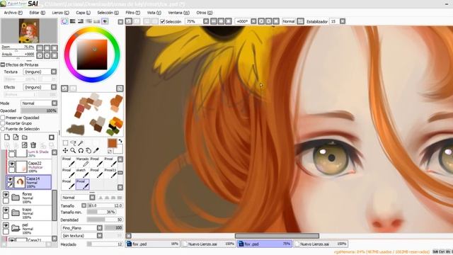Speed paint- Paint tool sai- Kitsune- Lulybot смотреть онлайн