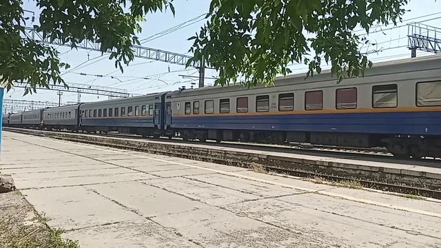 KZ4AT 0034 С пасс поездом 045 отправления Туркестан-Павлодар смотреть онлайн