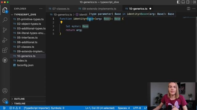 TypeScript from A to Z — part 2: classes, extends, implements, generics, utility types смотреть онлайн