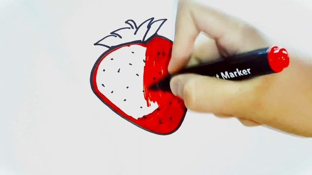 Рисование клубника ??? #happy child смотреть онлайн