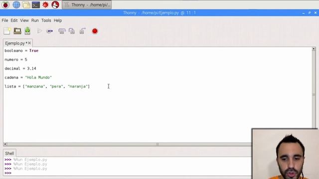 Iniciación a Python en Raspberry Pi - Variables (2/4) смотреть онлайн