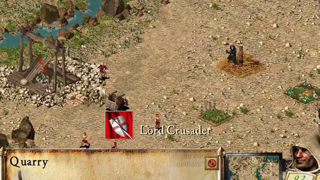 Stronghold Crusader gameplay (PC Game, 2002) смотреть онлайн