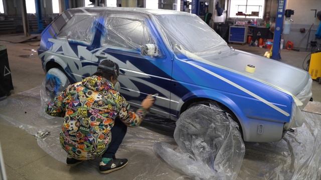 ГРАФФИТИ НА АВТО. Какая краска лучше? Wildstyle graffiti, грунтовка, лак. Volkswagen Golf смотреть онлайн
