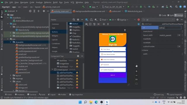 Sign Up Form Validation (EditText setError() Method) | Android смотреть онлайн