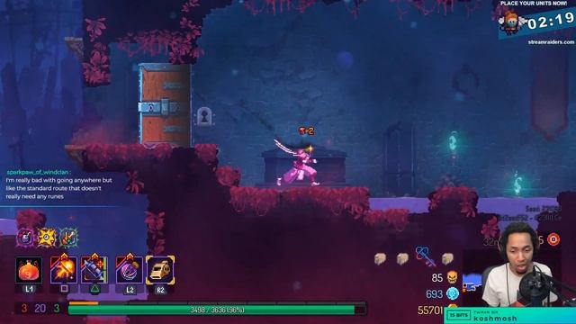 Dead Cells FIRE BLAST JUTSU BUILD | 5BC Full Run with VeeDotMe смотреть онлайн