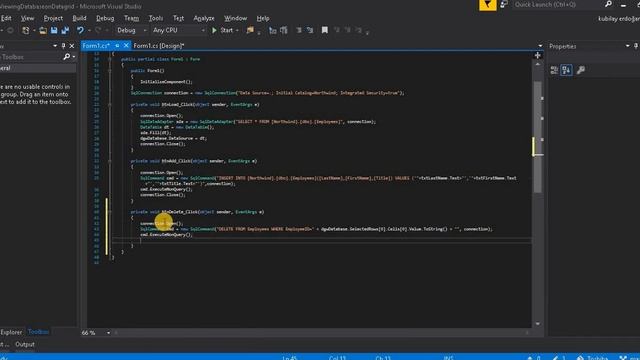 3-C# - How To Delete Selected DataGridView Row Using C# Source Code смотреть онлайн
