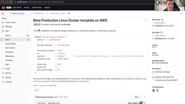 GitLab 16.6 Kickoff - Verify: Runner SaaS - Building GRIT to support Dedicated runners & CI Steps смотреть онлайн