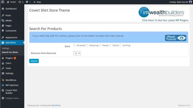 WordPress T Shirt Store Theme and Plugin смотреть онлайн