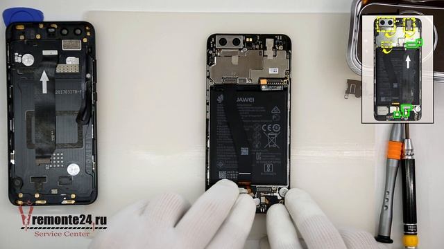 How to disassemble ? Huawei P10 (VTR-L29) Take apart Tutorial смотреть онлайн