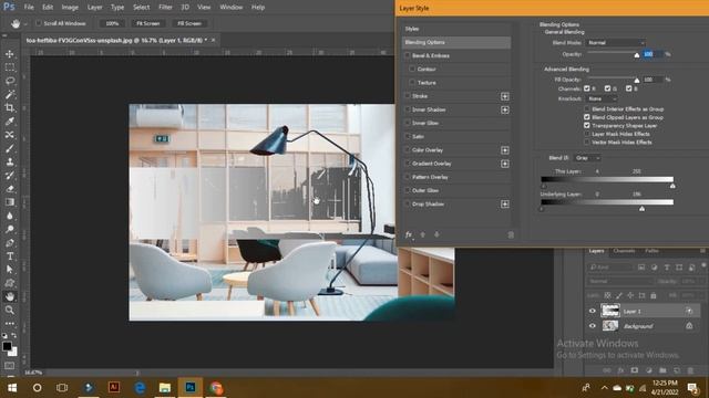 Photoshop class :21 || Gradient and blending|| adobe photoshop free course || graphic design смотреть онлайн