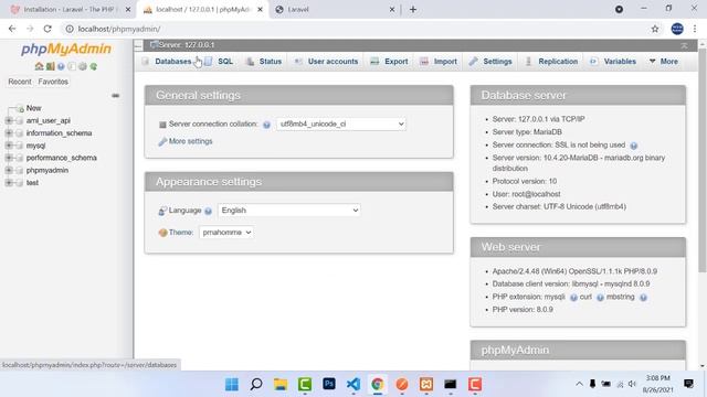 Laravel 8 Rest API Bangla Tutorial | Install Fresh Laravel and Migrations Table in Database | P - 0 смотреть онлайн