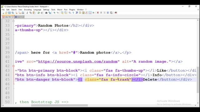 Web Development Tutorials in Hindi : info and delete icons | BOOTSTRAP | HTML | Web D смотреть онлайн