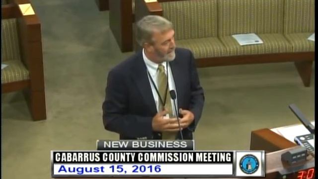Cabarrus County Commissioners Mtg 08.15.2016 смотреть онлайн