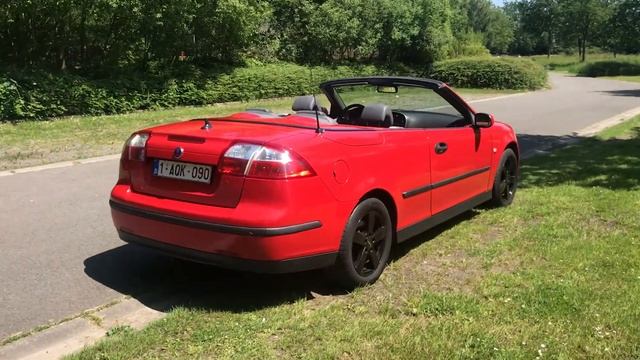 Laser Red Saab 9-3 Cabriolet смотреть онлайн