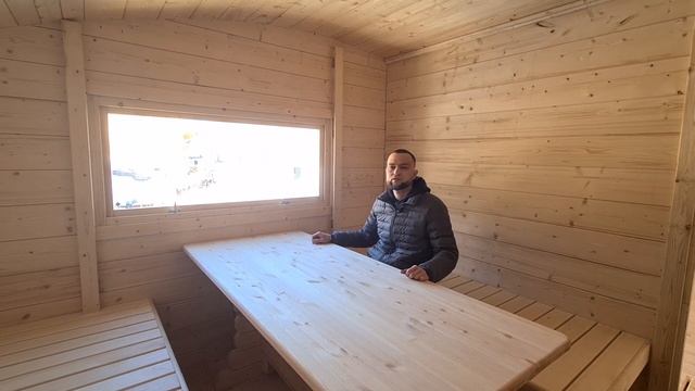 Баня 4 х 6 м. "Гигант Квадрат Бочка" / Крутая планировка парилки, окно со шторкой и другие фишки смотреть онлайн