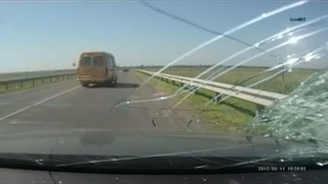 (Full Video) Woman Killed By Brick Through Windshield