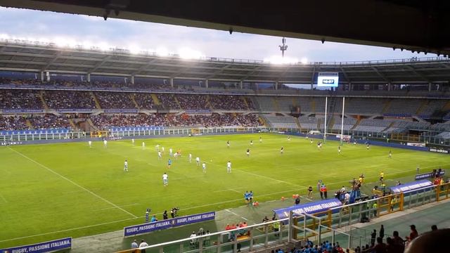 Gonzalo Garcia kick (rugby) - Italy vs Scotland - august 22, 2014 - Torino, Italy смотреть онлайн