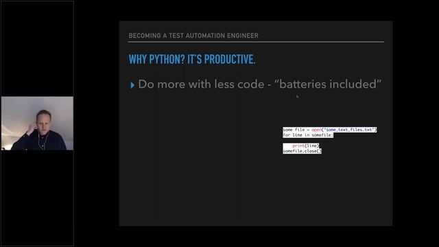 Becoming a Test Automation Engineer An Introduction to Python смотреть онлайн
